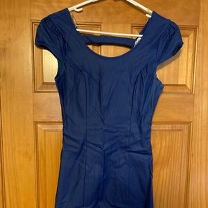 Charlotte Russe Short Blue Mini Dress Worn Once Size Medium